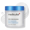 Medicube Zero Pore Pad Mild 70 pads with PHA hyaluronic acid panthenol and madecassoside
