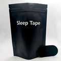 Anti-Mouth-Opening Tape Black variant — Sleep Tape black pouch with black oval patch 30pcs — Glow Ritual

