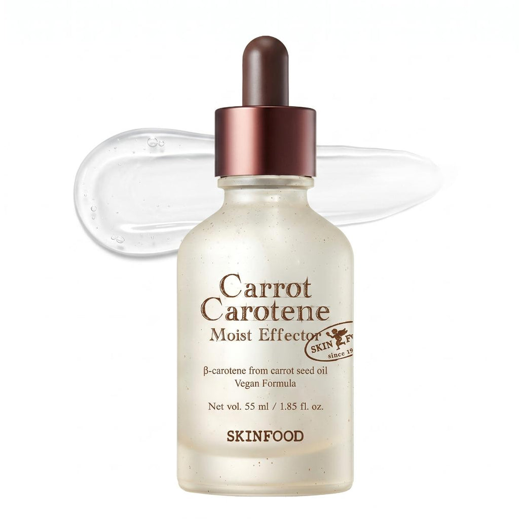 SKINFOOD Carrot Carotene Moist Effector 55ml frosted glass dropper bottle — Glow Ritual
