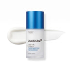 MEDICUBE Zero Pore Serum 2.0 37ml bottle with milky white frosted body and metallic blue cap on white background
