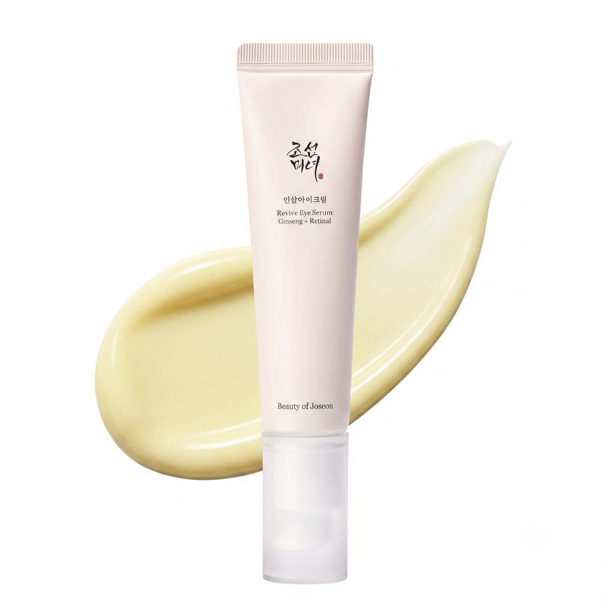 Beauty of Joseon Revive Eye Serum Ginseng Retinal 30ml – Korean anti-aging eye serum product, Retinal 200ppm and Ginseng 3336ppm

