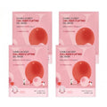 Round Lab Camellia Deep Collagen V-Lifting Gel Mask 4 pink packets with collagen firming formula on white background

