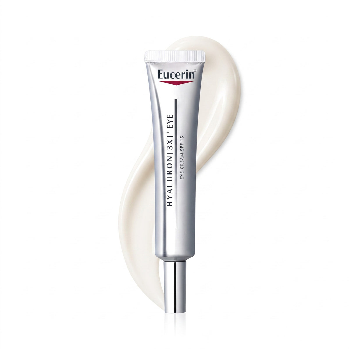 Eucerin Hyaluron 3X Eye Cream SPF15 15ml silver tube — Glow Ritual
