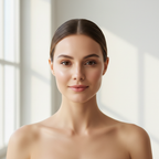 Western woman with bright even radiant skin after Eucerin Even Radiance Moisturizer — Glow Ritual
