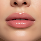 Western woman with plump hydrated glowing lips after Eucerin Aquaphor SOS Lip Repair — Glow Ritual
