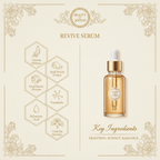 Beauty of Joseon Revive Serum key ingredients infographic showing ginseng extract and snail mucin benefits
