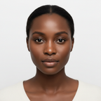Black woman with radiant glowing skin after SKINFOOD Carrot Carotene Moist Effector treatment — Glow Ritual
