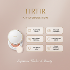 TIRTIR Ai Filter Cushion – key ingredients and benefits infographic
