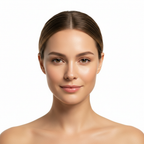 Western woman with fresh clean glowing skin after Eucerin Dermo Repair Solution Toner — Glow Ritual
