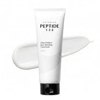 COSRX Peptide-132 Ultra Perfect Hair Bonding Treatment – white tube with black cap and cream texture swatch
