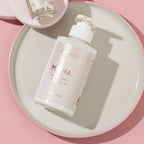 Monaco Body Glow Serum 300ml on pink tray — luxury vegan body care by Glow Ritual

