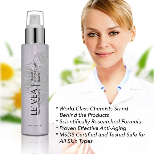 LE'VEA Hydrating Phyto-Repair Toner with MSDS certified, scientifically researched anti-aging formula — Glow Ritual
