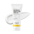 SKINFOOD Royal Honey 100 Hour Moisture Cream 100ml white tube with yellow band and cream swatch on white background
