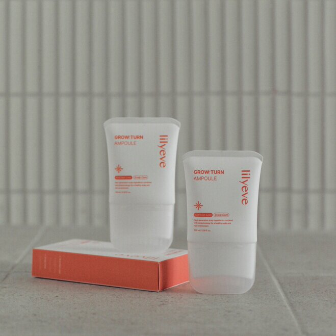 Two Lilyeve Scalp Essence Shampoo 100ml bottles placed side by side on clean background
