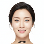 LANEIGE Water Bank Blue Hyaluronic Eye Cream 25ml – Korean model AFTER with radiant firm luminous skin and no dark circles after LANEIGE Water Bank Blue Hyaluronic Eye Cream

