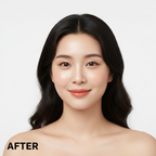 TIRTIR Mask Fit Make-Up Fixer Peach 80ml – Korean model AFTER, fresh long-lasting makeup finish after setting spray
