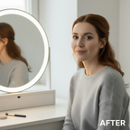 Rom&nd Better Than Palette – AFTER western model front-facing completed look

