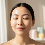 After using SKINFOOD Banana PDRN Booster Serum: visibly firmer brighter luminous skin, plump and nourished complexion result
