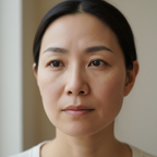 Before using SKINFOOD Banana PDRN Booster Serum: dull uneven skin tone with loss of firmness and dry texture
