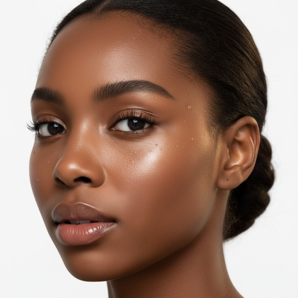 Black woman with clean refreshed eyes after using CLIO Kill Lash Mascara Remover

