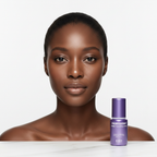 Black woman with visibly firm radiant skin after using BIO HEAL BOH PROBIODERM™ Collagen Remodeling Serum – anti-aging skincare result for all skin tones
