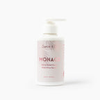 Monaco Body Glow Serum 300ml pump bottle — white and soft pink label, luxury vegan body serum by Glow Ritual
