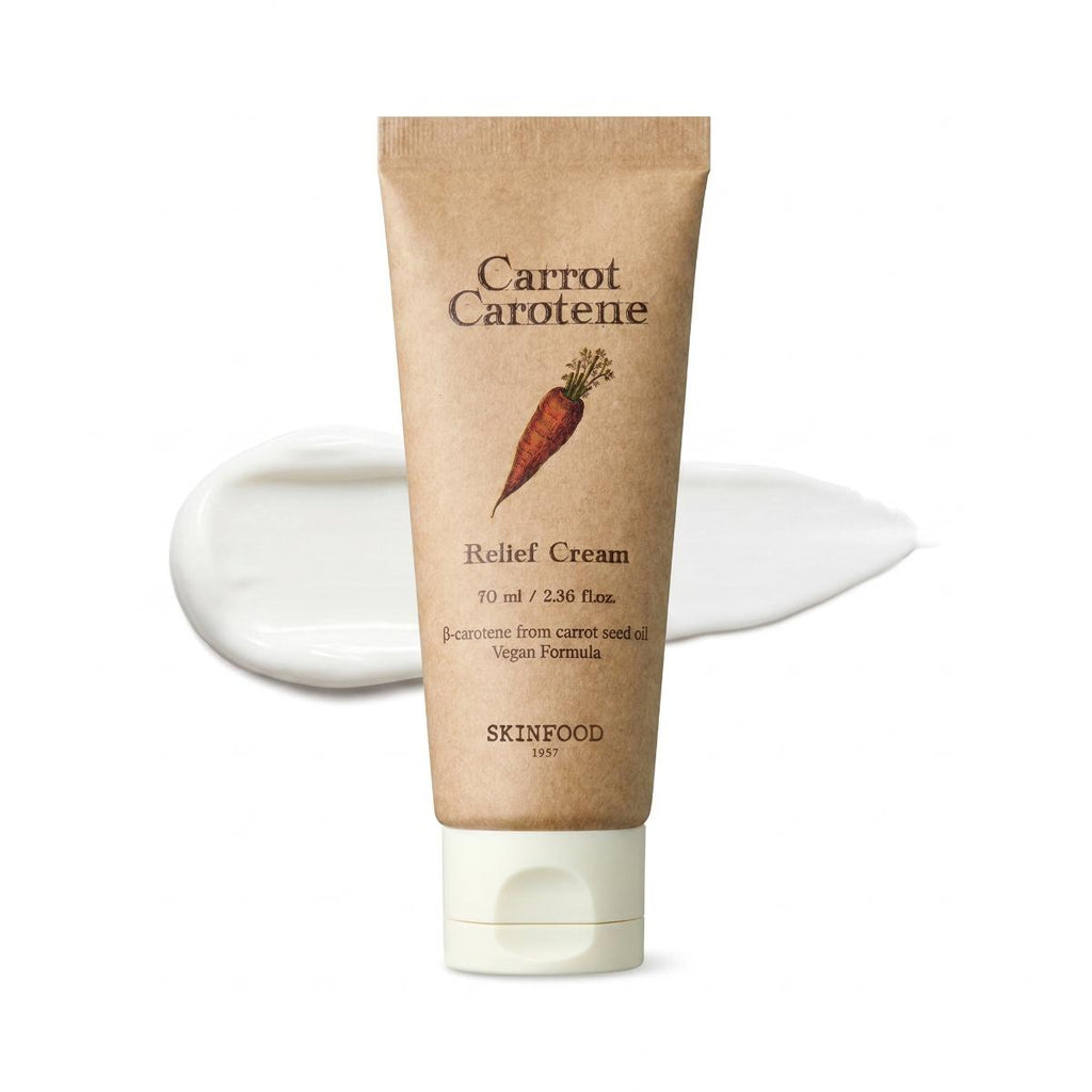 SKINFOOD Carrot Carotene Relief Cream 70ml kraft brown tube — Glow Ritual
