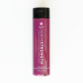 fytt GAIN STRENGTH Ultra-Nourishing Exfoliating Mask 237ml bottle surrounded by fresh berries, beets and blueberries — superfruit face and body treatment
