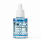 Medicube Hyaluronic Multi Peptide Serum 30ml clear blue dropper bottle on white background
