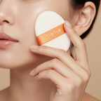 TIRTIR Ai Filter Cushion – puff applicator close-up oval shape
