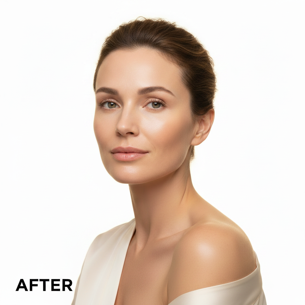 IOPE Retinol Super Bounce Serum 30ml - smooth firm youthful skin after retinol serum treatment AFTER
Western AFTER 1