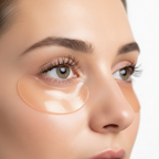 Under-eye skin with fine lines and dark circles before using Beauty of Joseon Revive Under Eye Patch
