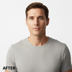 IOPE Men All Day Perfect All-in-One 120ml - Western man with clear firm radiant skin after all-in-one skincare AFTER
Western male AFTER 1