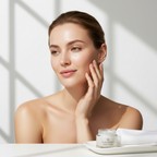 After using GAIN STRENGTH exfoliating mask — radiant, smooth, glowing skin result
