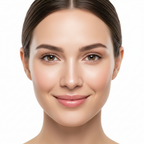 Western woman with radiant glowing skin after using SG Hemp Serum — Glow Ritual skincare results
